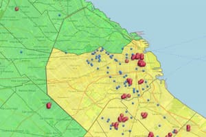 Cómo se ve el mapa de cortes de luz en la ciudad de Buenos Aires y el conurbano este miércoles 5 de marzo
