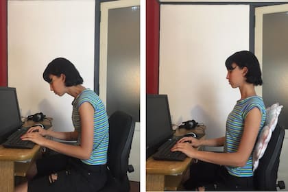 Cómo sentarse frente a la computadora para evitar el dolo de cuello