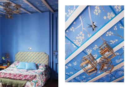 "Como todo, esto también fue una experiencia para la vida profesional. ‘Lo pruebo primero en mi casa’, me dije. A veces nos tiramos con mi hija Emma a charlar mirando el techo y nos transporta; es un placer".