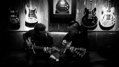 Comotto y Giménez, en plena zapada