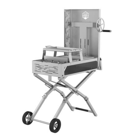 Compacta y súper cómoda, esta parrilla es perfecta para los asados urbanos.