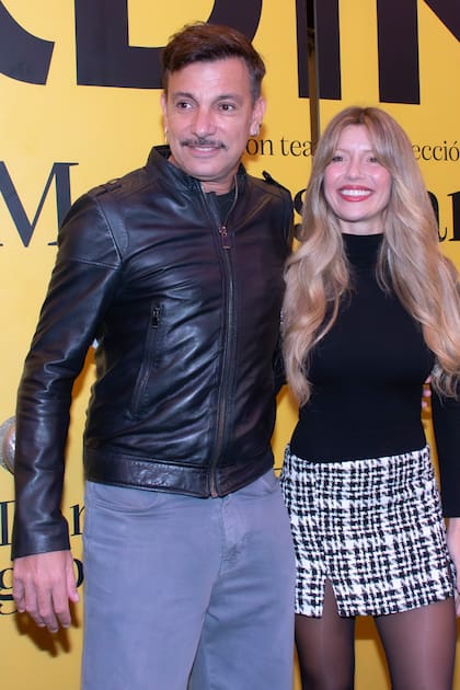 Compañeros de escenario en "La cena de los tontos", Martín Bossi y Laurita Fernández