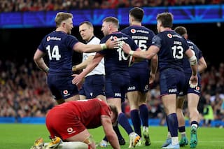 Escocia fue de remolque todo el juego, remontó ante Gales y surge como retador de Francia en el Seis Naciones