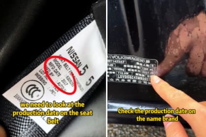 Comparar las fechas de producción sirve para identificar si el auto estuvo involucrado en accidentes