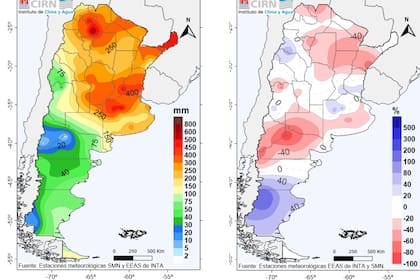 Comparativa con lo histórico en las lluvias del último trimestre