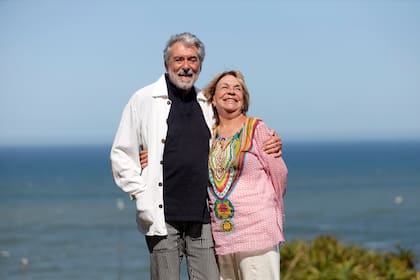 Compinches. Virginia Lago y Héctor Gióvine se casaron luego de mas de medio siglo de convivencia y de haber formado una familia