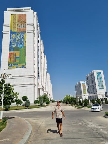 Complejo residencial en Ashgabat, Turkmenistán.
