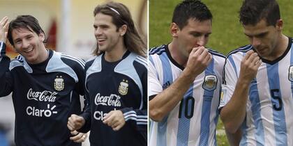 Cómplices con Messi, en la cancha y afuera también; juntos, ganaron el Mundial Sub 20 de Holanda 2005 y los Juegos de Pekín 2008, y además, compartieron tiempos difíciles y el subcampeonato en Brasil con la selección mayor entre 2007 y 2017