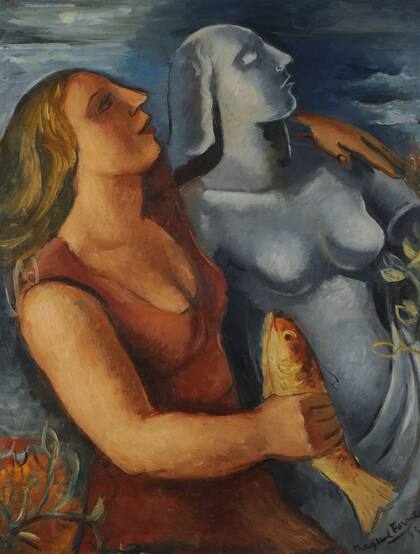 Composición (1934), de Raquel Forner, una de las obras donadas al MNBA