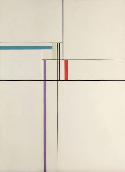 Composición, obra de Tomás Maldonado de 1950, que pertenece a la colección del MNBA