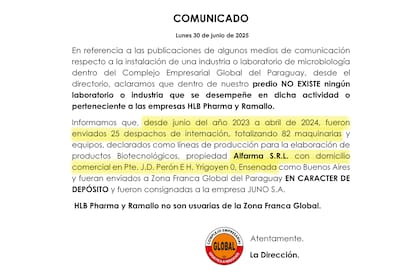comunicado