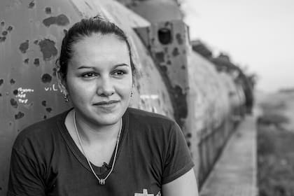 Karen Sánchez, una de las psicólogas del Centro Barrial Enrique Angelelli