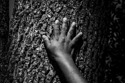 La mano de un líder wichi