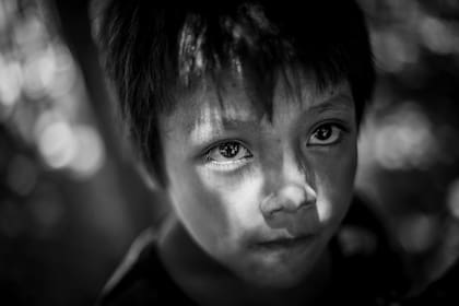 Un chico de la localidad de Teniente Fraga