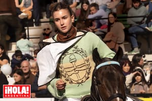 Con 14 años, Myla lleva en la sangre la pasión por el polo y el estilo de su madre, la ex modelo María Vázquez