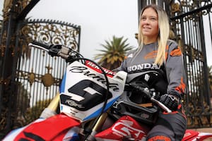 Sus compañeros la saboteaban por ser mujer: hoy es campeona nacional de motocross