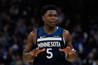 Con 42 puntos de Anthony Edwards, Timberwolves vencen 127-117 a Warriors mermados