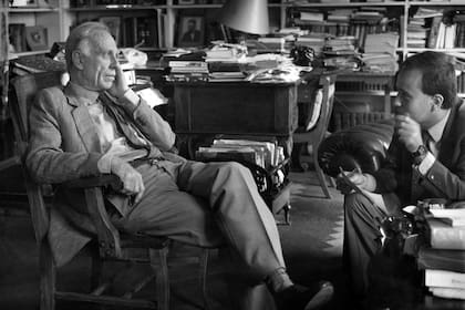 Con Bioy Casares, un día que había goteras en el departamento de la calle Posadas