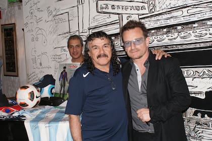 Con Bono, que pasó a probar la carne nacional