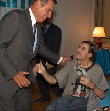 Con Charly García; Vigil mostró y fue parte de la farándula