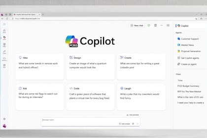 Con Copilot Chat, Microsoft quiere acelerar la adopción de agentes de IA en las empresas