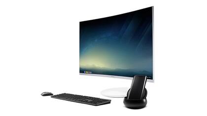 Con DeX, Samsung permite usar el Galaxy S8 como una computadora de escritorio