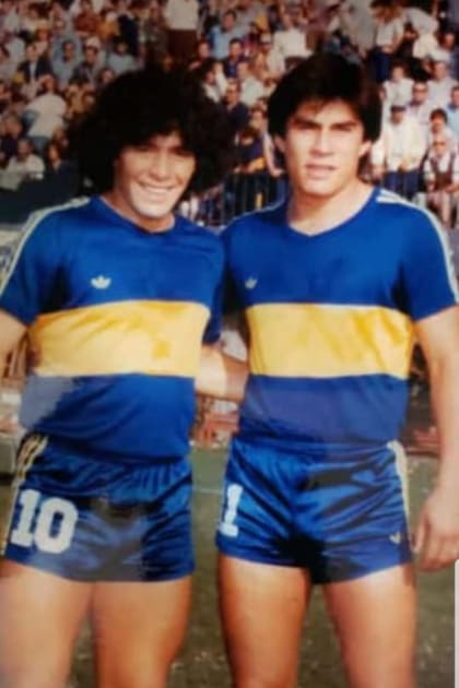 Con Diego Maradona; campeones en el Metropolitano de 1981