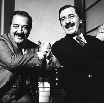 Con el humor se come, se cura y se educa: Sapag y su imitación de Alfonsín