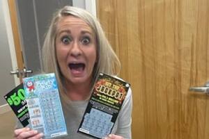 Recibió boletos de lotería en un intercambio navideño y se llevó una sorpresa que cambió su vida