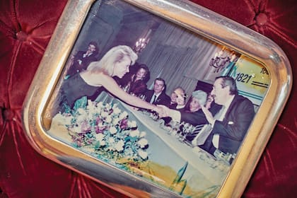 Con el presidente Raúl Alfonsín
