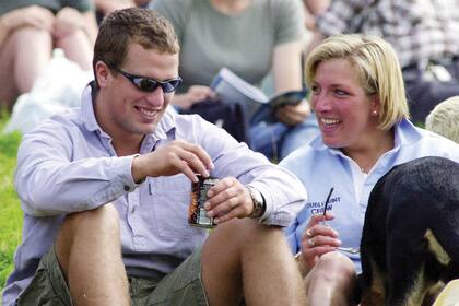 Con Elizabeth Iorio, su amor de juventud, en el año 2000