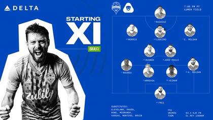 Con esta alineación, Seattle buscará su primer título de la Concacaf.
