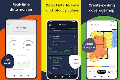 Con esta app se puede conocer el nivel de señal de WiFi(Captura app store)