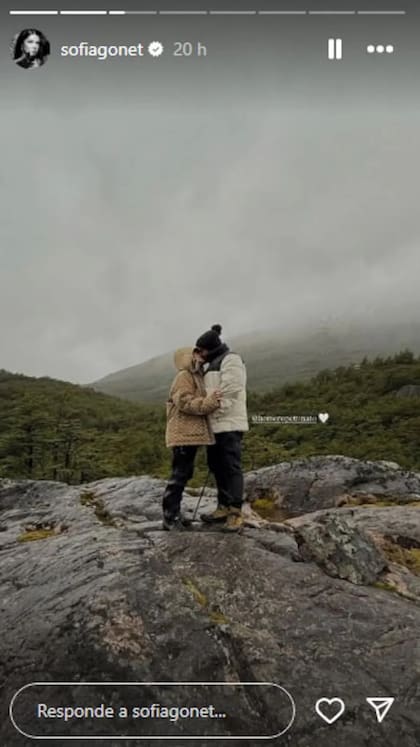 Con esta foto Homero Pettinato y Sofía Gonet confirmaron su noviazgo