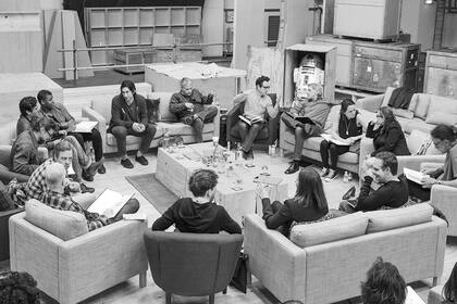 Con esta foto inicial, DIsney anunció que Star Wars: Episodio VII era una realidad