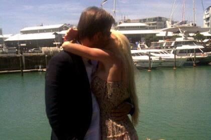 Con esta foto, Luciana confirmó su romance en Twitter