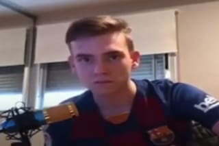 El argentino "enojado" con Messi que engañó a todos y su video se volvió viral