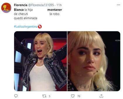 Con fotos de Lali Espósito, los usuarios cuestionaron que Montaner se haya robado a Bianca Cherutti en La Voz