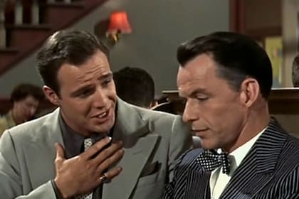 Con Frank Sinatra en Ellas y ellos