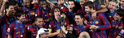 Con gol de Messi, de pecho, Barcelona le ganó a Estudiantes