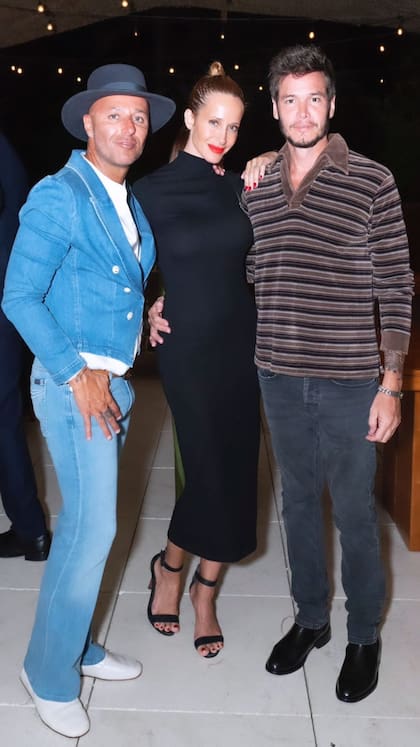 Con Julieta Prandi y Emanuel Ortega.