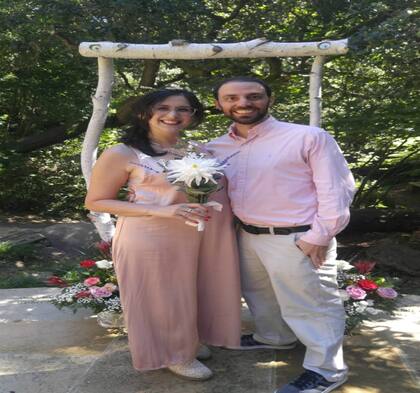 Con Kate en el casamiento de un amigo en San Francisco