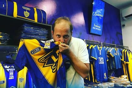 Con la camiseta de Atlanta, el equipo de sus amores