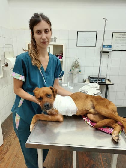 Con la doctora Flavia Casellas