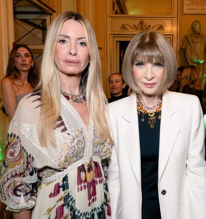 Con la legendaria Anna Wintour