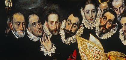 Con la mano levantada, El Greco se pintó a sí mismo