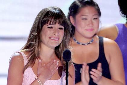 Emocionó a todos. Lea agradeció el apoyo de los fans y dedicó unas palabras a Cory.