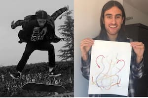La valiente vida de Marcelo, el skater que siguió patinando después de quedar ciego