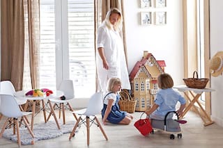 Playroom. Deco en tonos neutros para que jueguen chicos (y los grandes también)