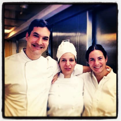 Con Maxi y juliana López May en el Palacio Duhau.